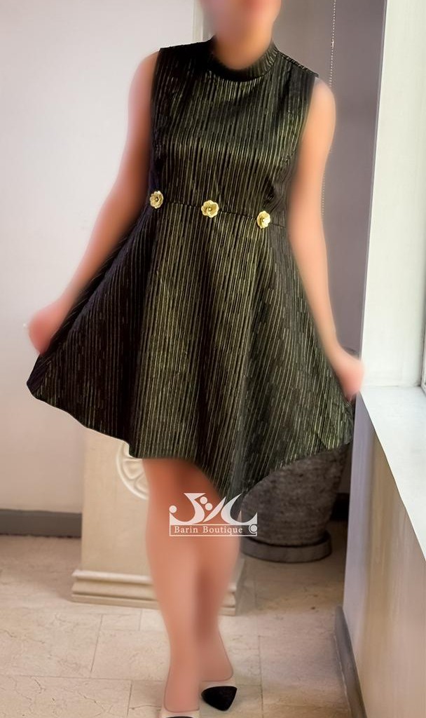 پیراهن زنانه کمر گل