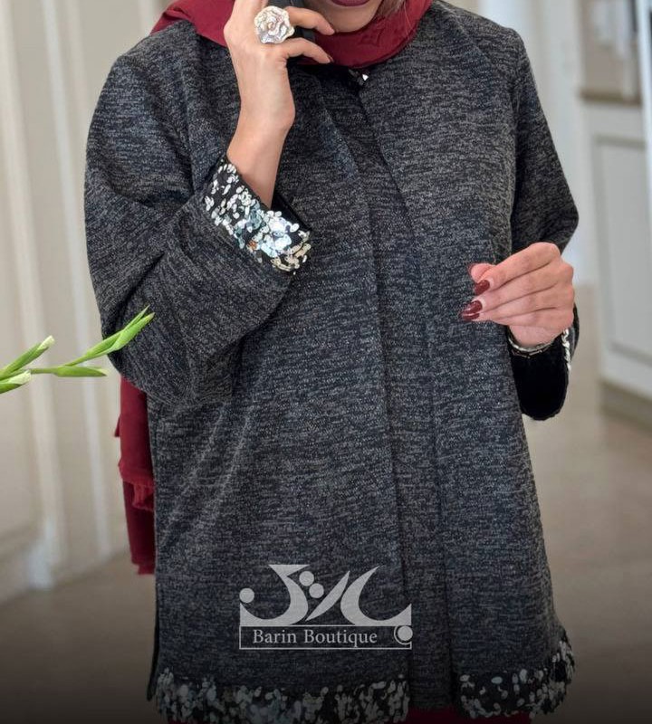 تاپ و ژاکت انغوره پولکی