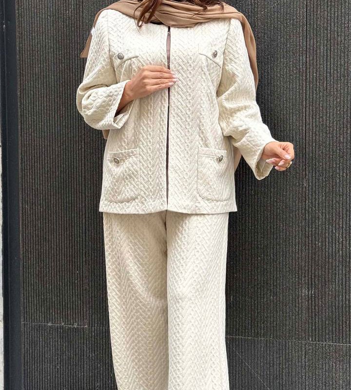 ست کت و شلوار تریکو بافت