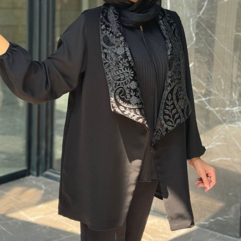 وست یقه مخمل