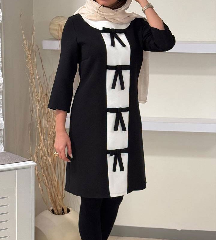 پیراهن مجلسی کرپ مازراتی