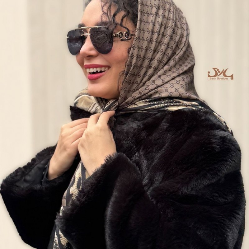 روسری gucci حاشیه پلنگی