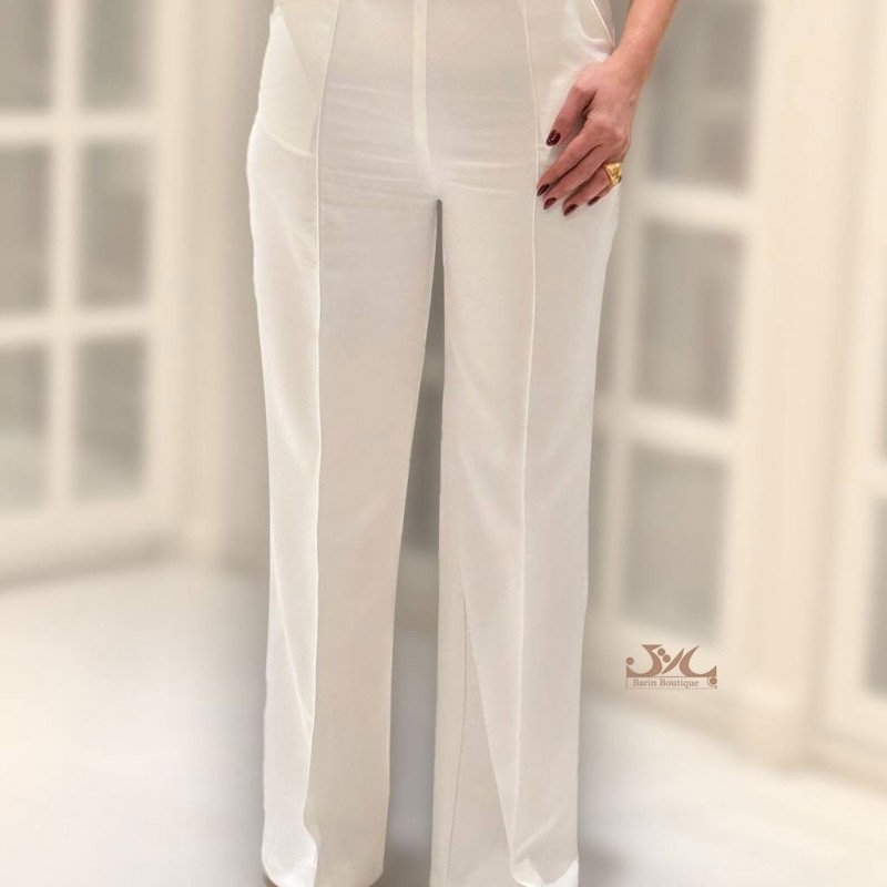 شلوار باربی سفید