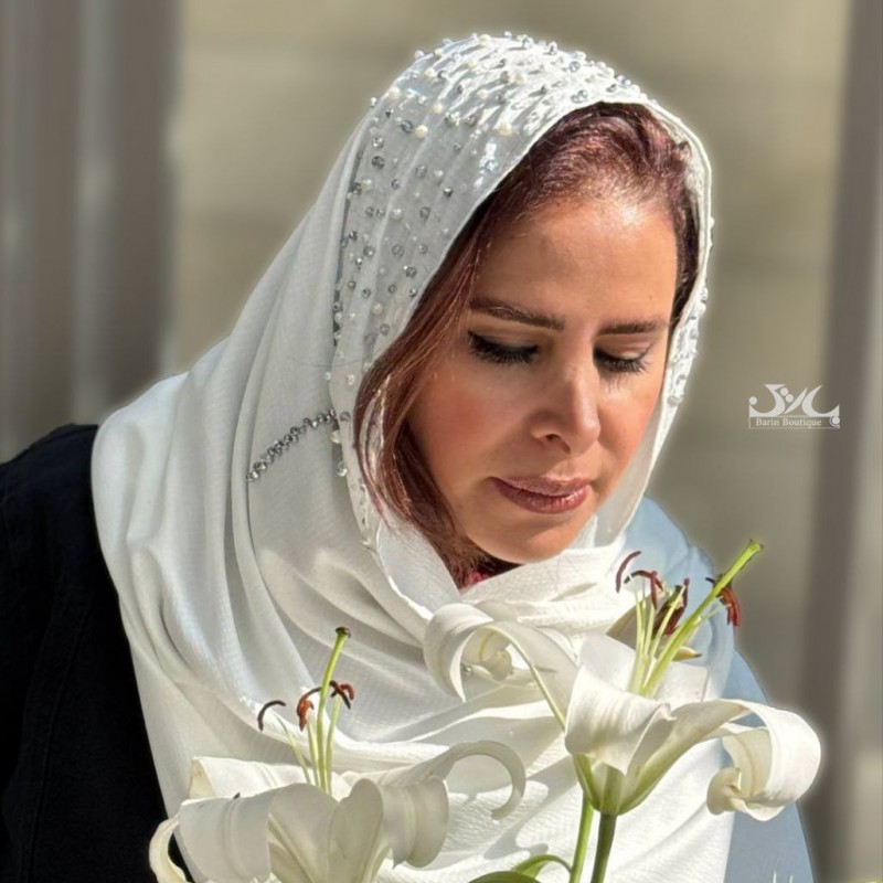 شال سفید کارشده