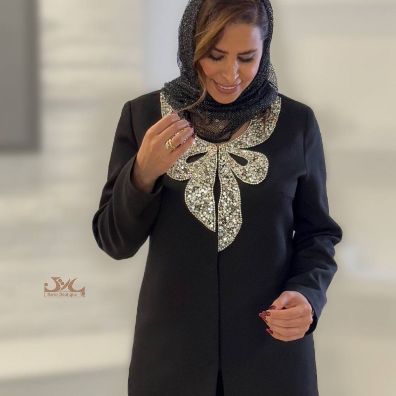 کت کرپ جودون سنگدوزی پاپیون