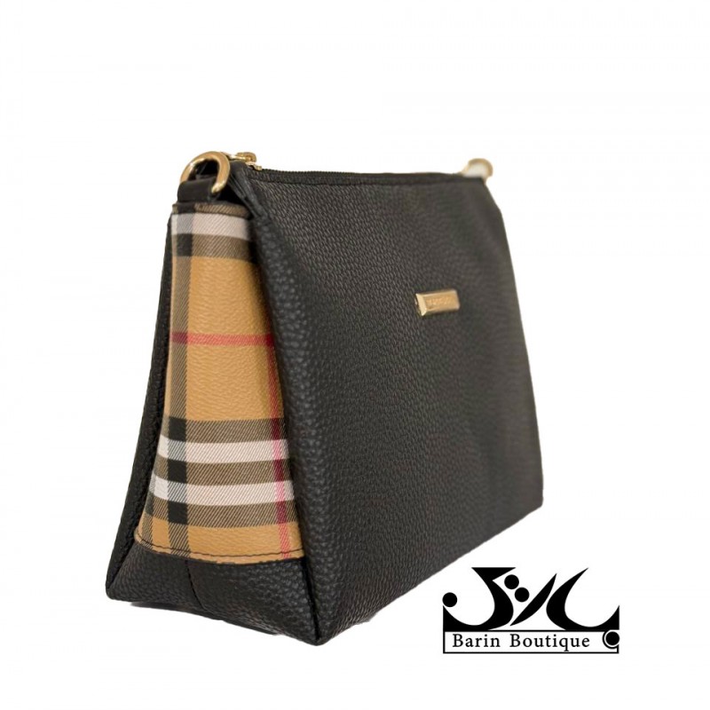 کیف مشکی کنار طرحدار