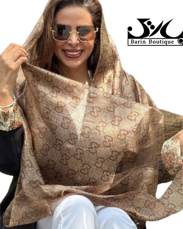 شال تور نخی طرح گوچی