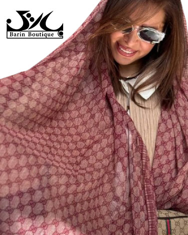 شال حریر گوچی