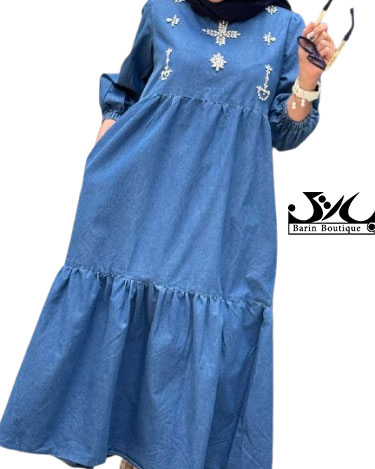 پیراهن  زنانه جین