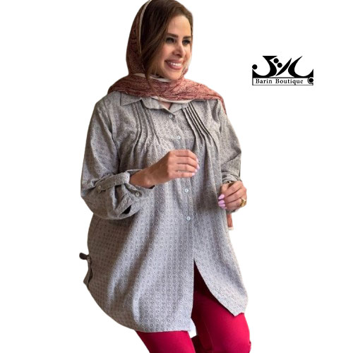 شومیز مانتویی خامه دوزی