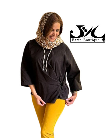 بلوز نخی مشکی تارا