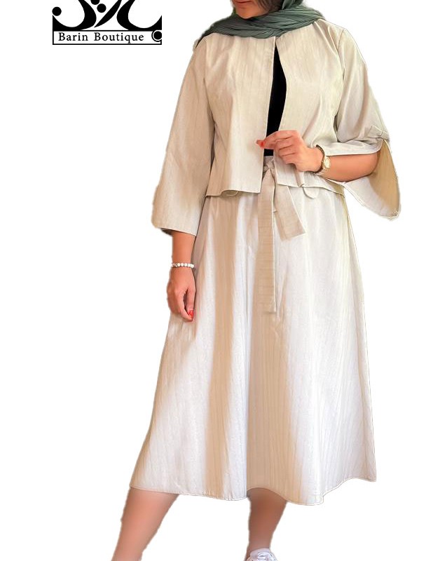 ست  کت و دامن زنانه صحرا