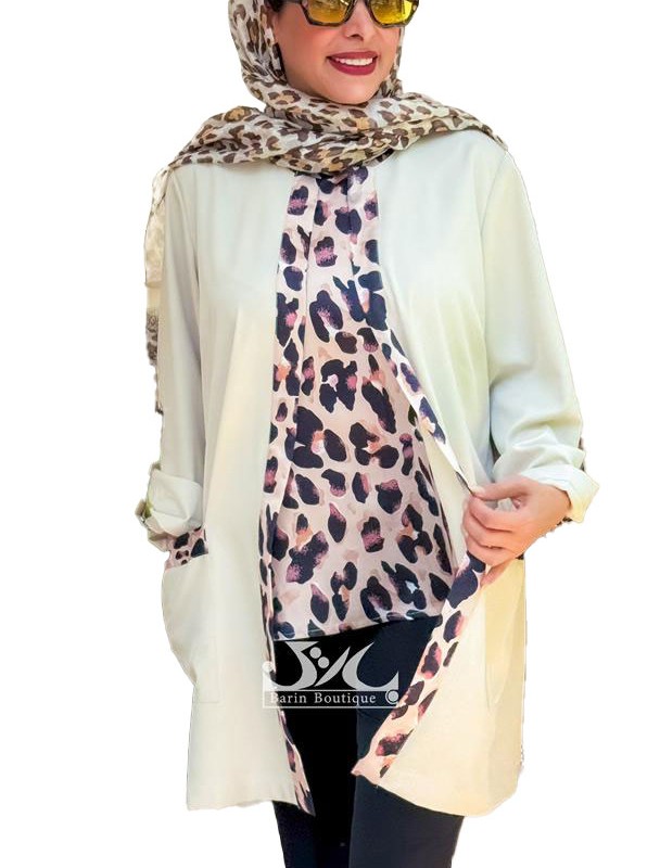 ست تاپ ومانتو رسا کرپ جودون