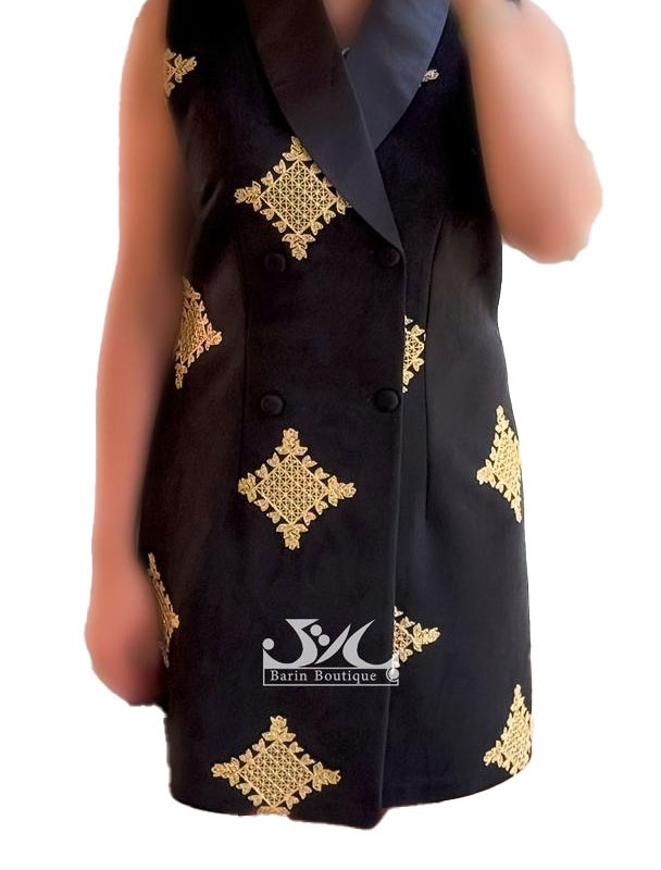 پیراهن مجلسی سوییت یقه ساتن آرشال