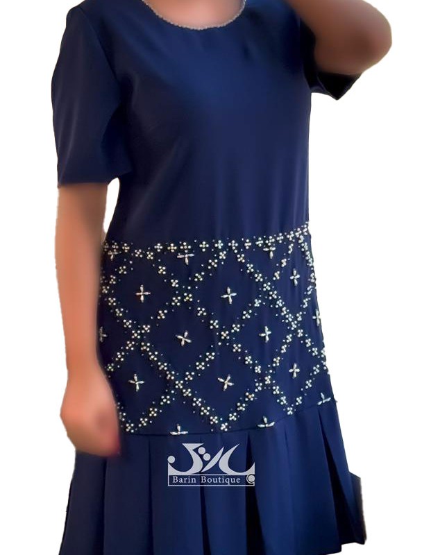 پیراهن مجلسی جواهردوزی