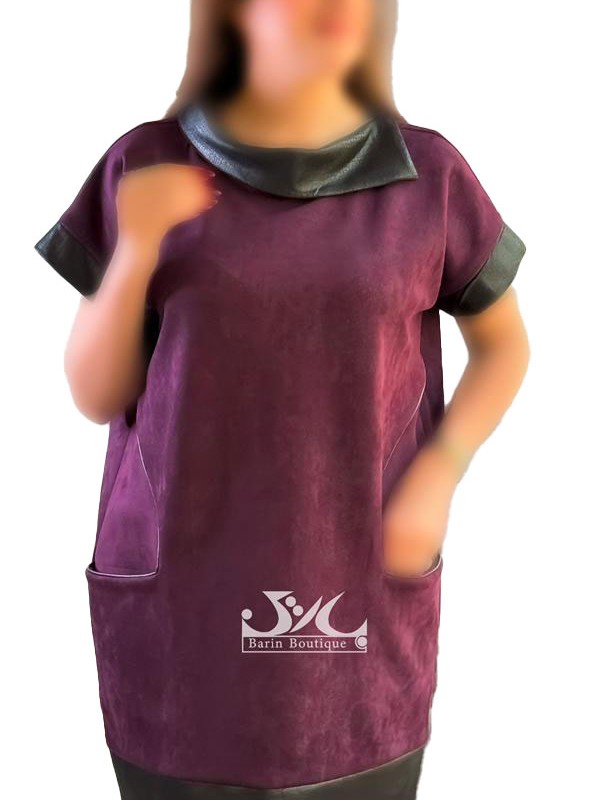 پیراهن زنانه سوییت و چرم