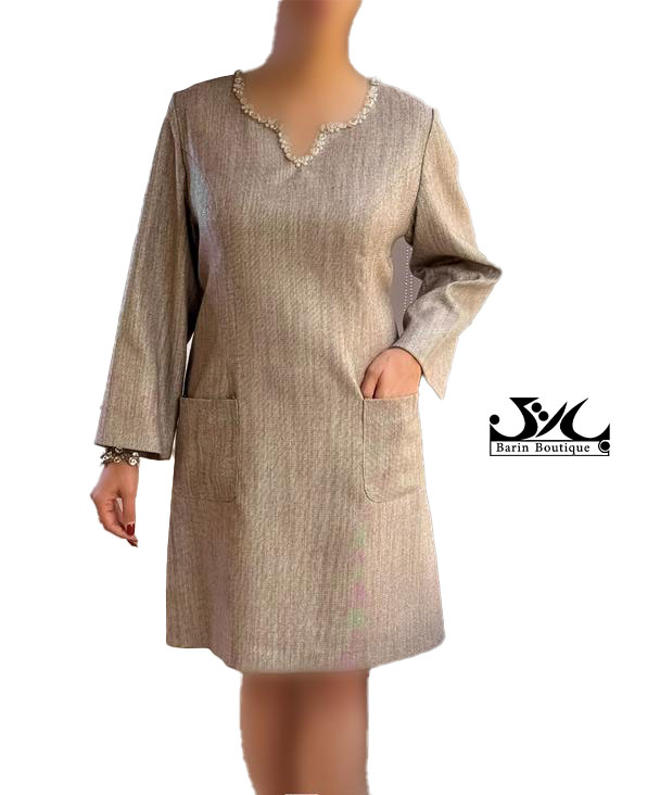 پیراهن مجلسی پارچه ایتالیایی