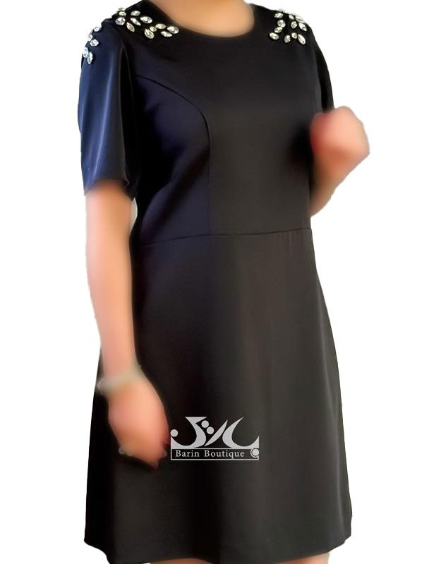 پیراهن مجلسی  سرشانه کار شده