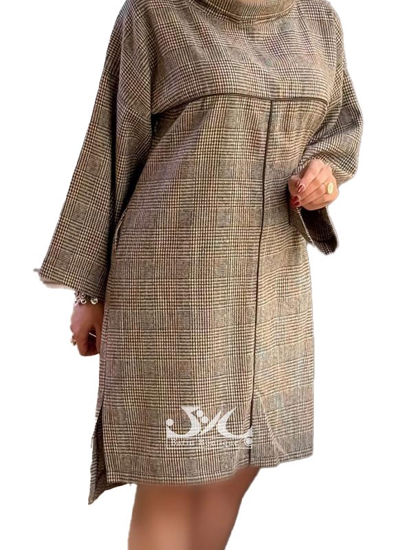 پیراهن زنانه چهارخونه