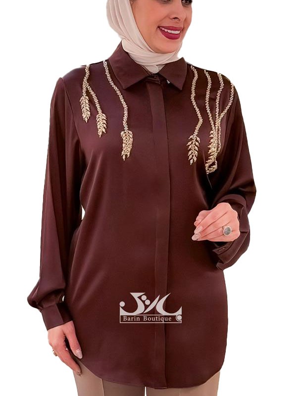 شومیز مجلسی سیلک ساتن