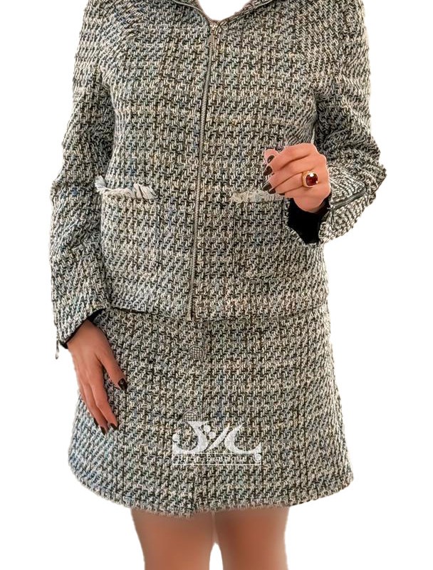 کت و دامن زنانه شنل بافت