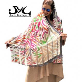 شال رنگی رنگی