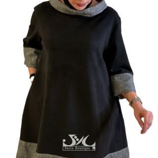 پیراهن زنانه سوییت و چهارخونه