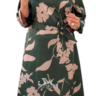 پیراهن زنانه ژاکارد چاپی