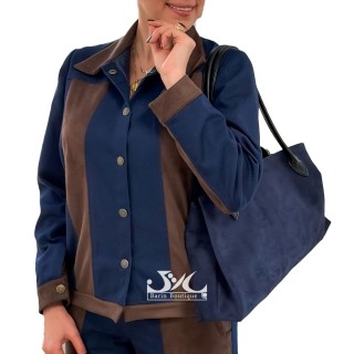 سرمه ای قهوه ای