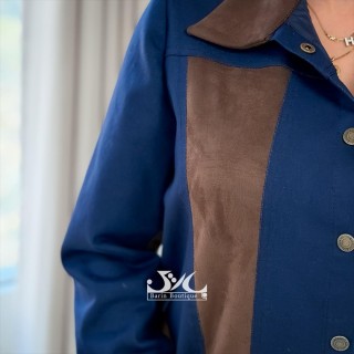 سرمه ای قهوه ای