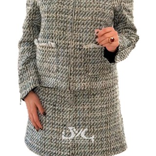 کت و دامن زنانه شنل بافت