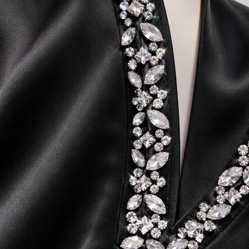 شومیز یقه هفت کار شده یال