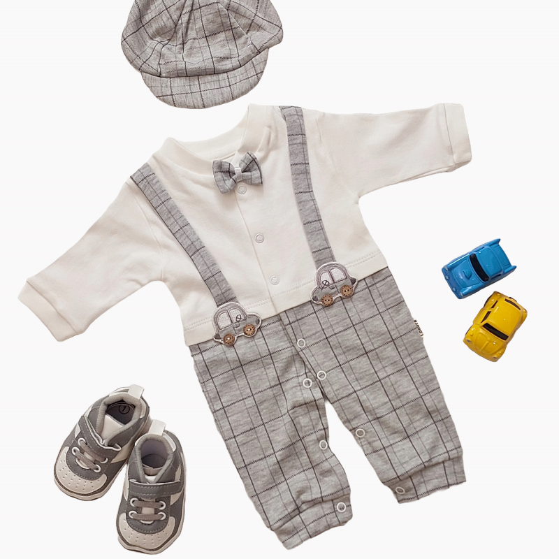 سرهمی کلاه دار پسرانه ماشین