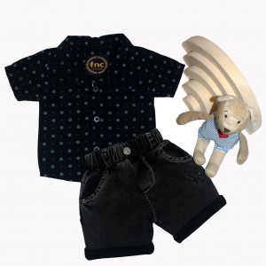 ست پیراهن و شلوارک پسرانه