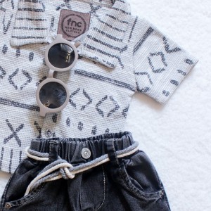 ست پیراهن و شلوارک پسرانه