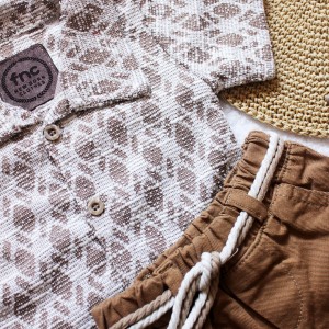 ست پیراهن و شلوارک پسرانه