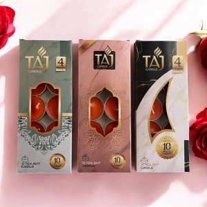 شمع وارمر نارنجی 10 عددی برند تاج