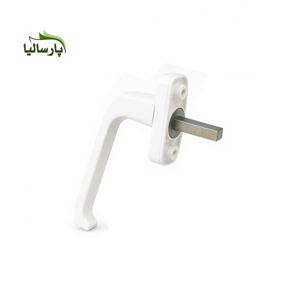 دستگیره یک طرفه  پنجره UPVC سفید