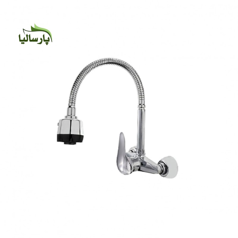 شیر ظرفشویی دیواری فنری