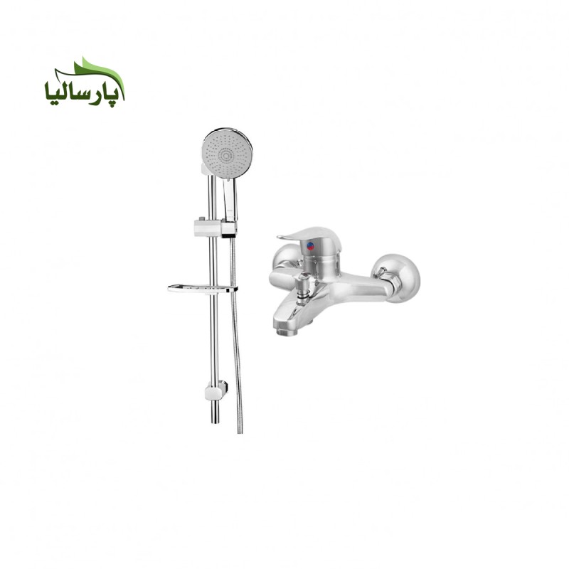 مجموعه 2 عددی شیر حمام اهرمی و علم دوش یونیکا