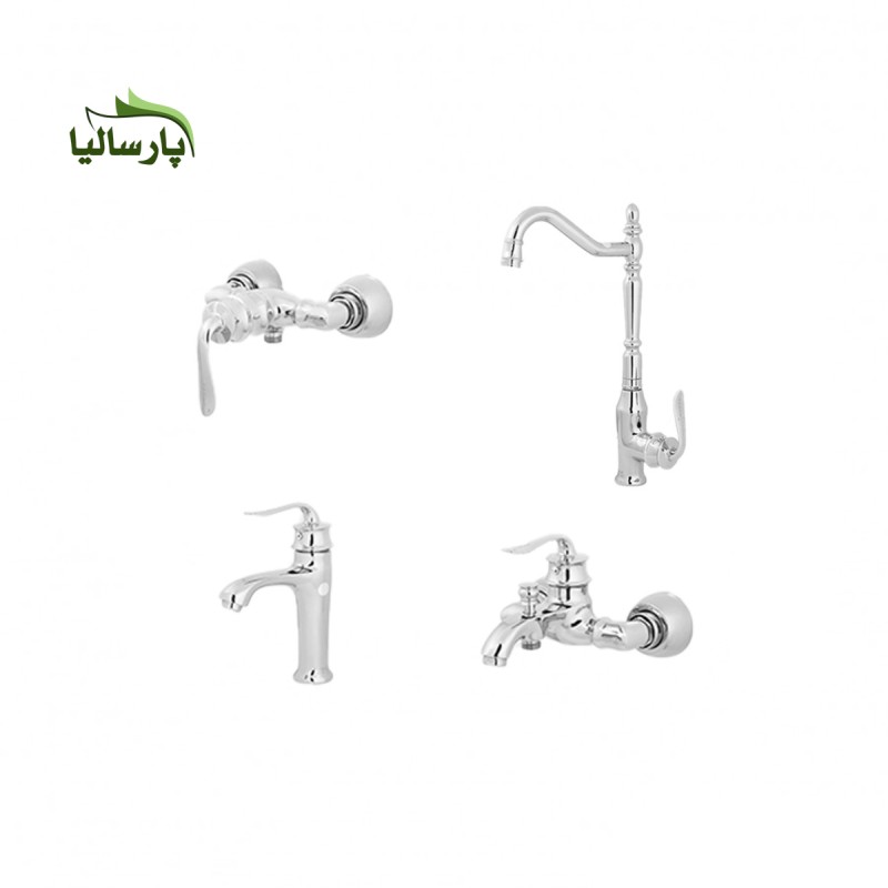 ست 4 عددی شیرآلات مدل بامبو