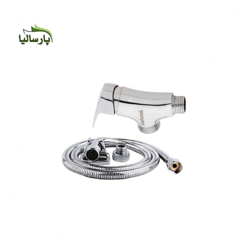 مجموعه دو عددی شیر توالت دیواری به همراه شلنگ