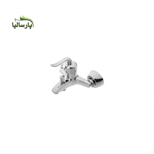 ست 6 عددی شیرآلات مدل قاجاری به همراه علم دوش و شلنگ توالت