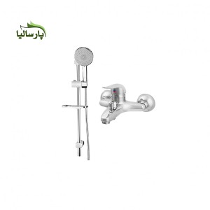 مجموعه 2 عددی شیر حمام اهرمی و علم دوش یونیکا