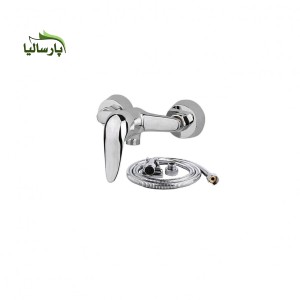 مجموعه دو عددی شیر توالت دسته اردکی با شیلنگ