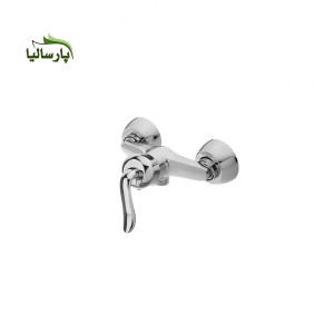 ست 6 عددی شیرآلات مدل قاجاری به همراه علم دوش و شلنگ توالت