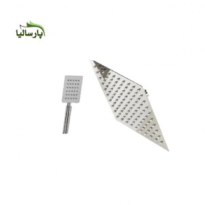 مجموعه دو عددی شیر حمام مدل قاجاری و علم دوش استیل
