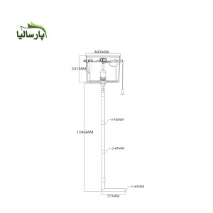 فلاش تانک شوک مدل آنسه طلایی