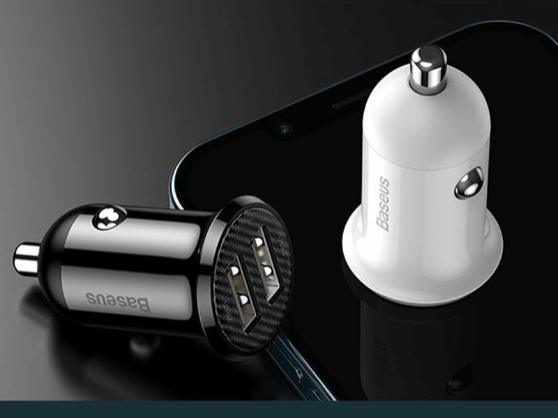 شارژر فندکی بیسوس CCALLP01 شارژر سریع Baseus Grain Pro Car Charger