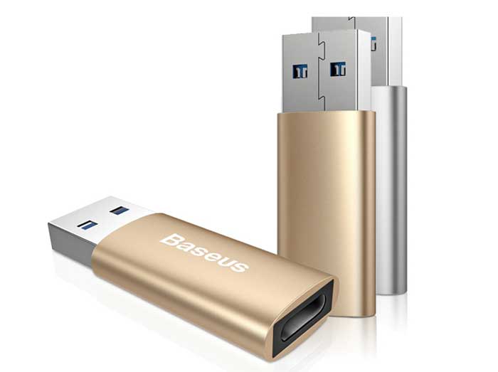 تبدیل یو اس بی به تایپ سی بیسوس Baseus Sharp Series USB 3.0 Transfer Type-C